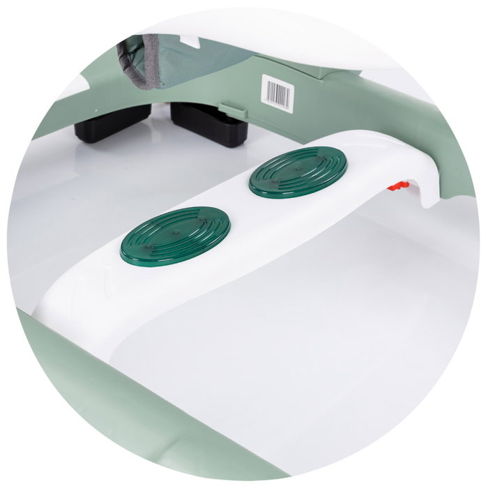 Premergator Chipolino Little Explorer 4 in 1, pana la 12 kg, sezut ajustabil, pliere usoara, panou muzical, Verde [8]