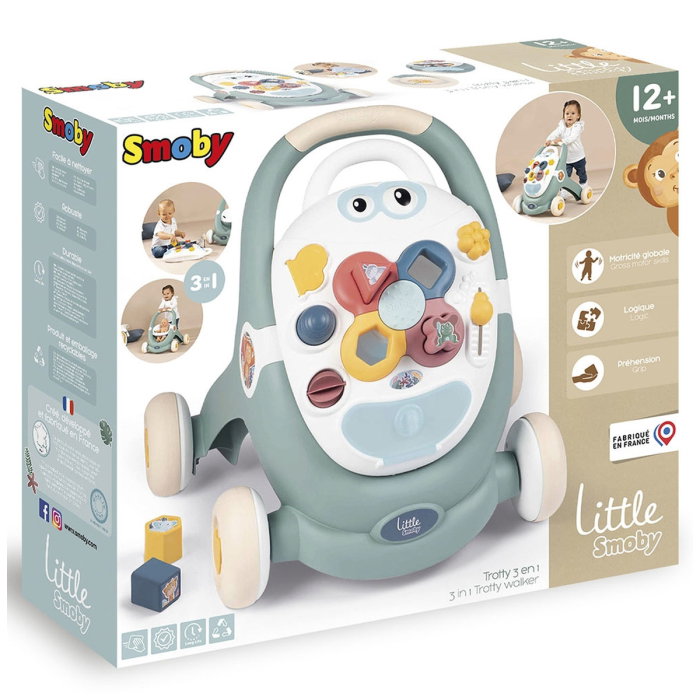 Premergator Smoby Trotty Walker 3 in 1 verde 1 an + [14]