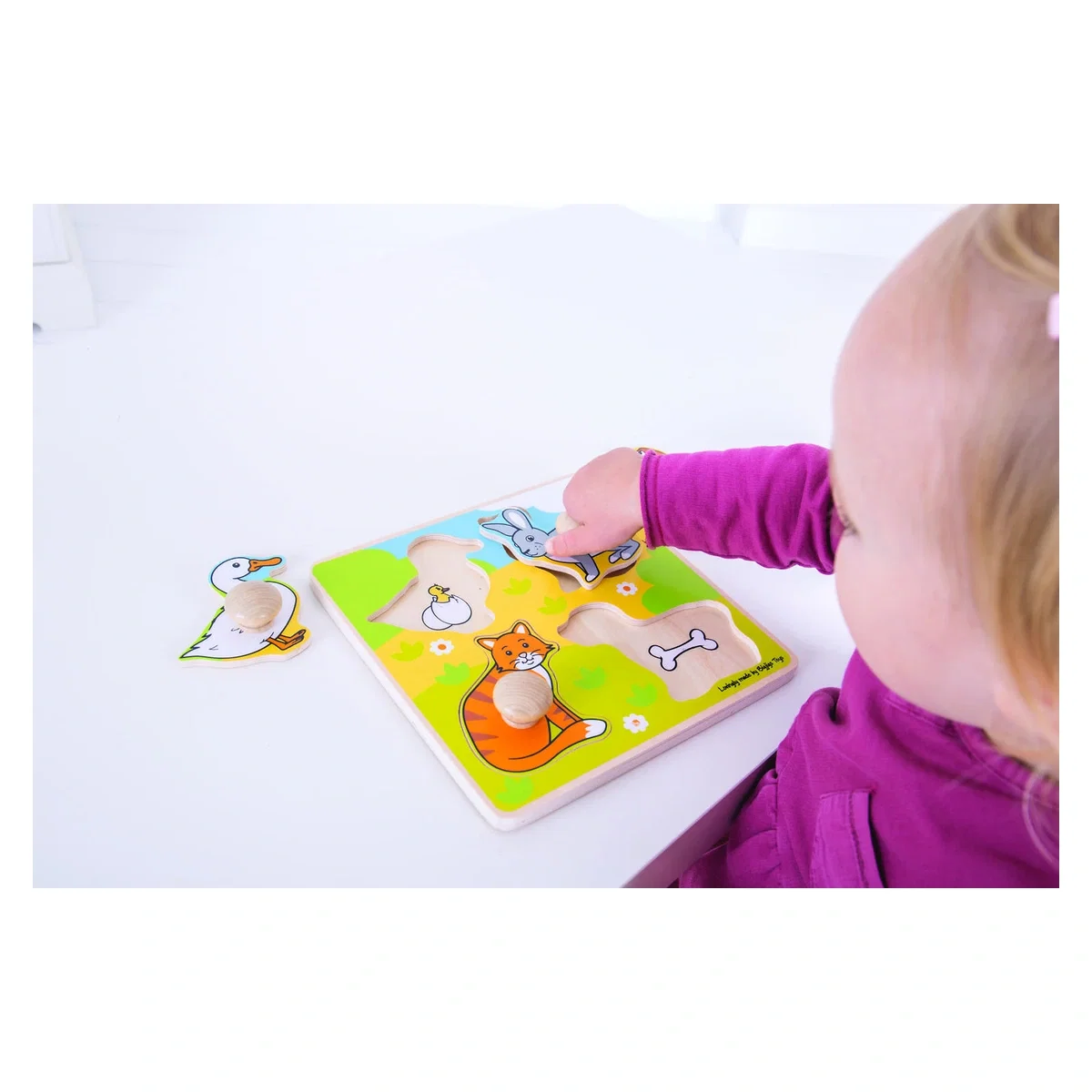 Primul meu puzzle - animale de companie BIGJIGS Toys 12 luni+ [3]