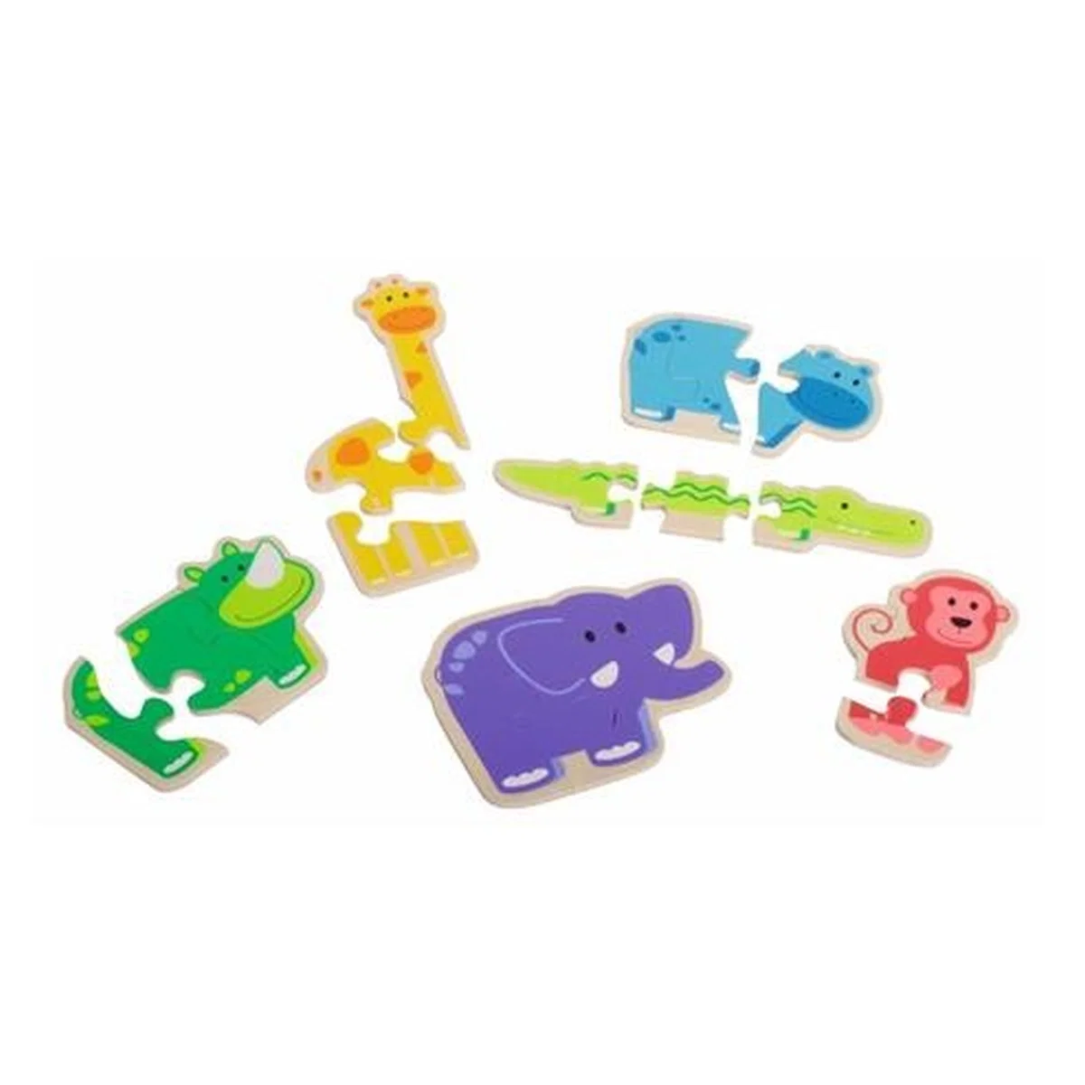 Primul meu puzzle Animale vesele - Beleduc 6 ani [2]