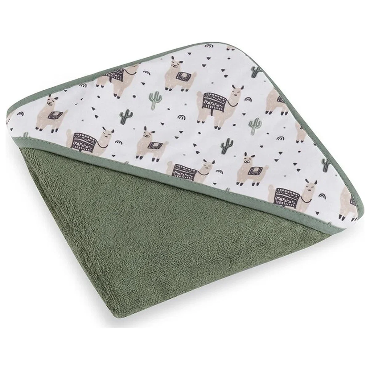 Prosop cu gluga, Petite&Mars, Loulou, Mare, 100 x 100 cm, 70% bambus, 30% bumbac, Certificare Oeko-Tex Standard 100, [1]