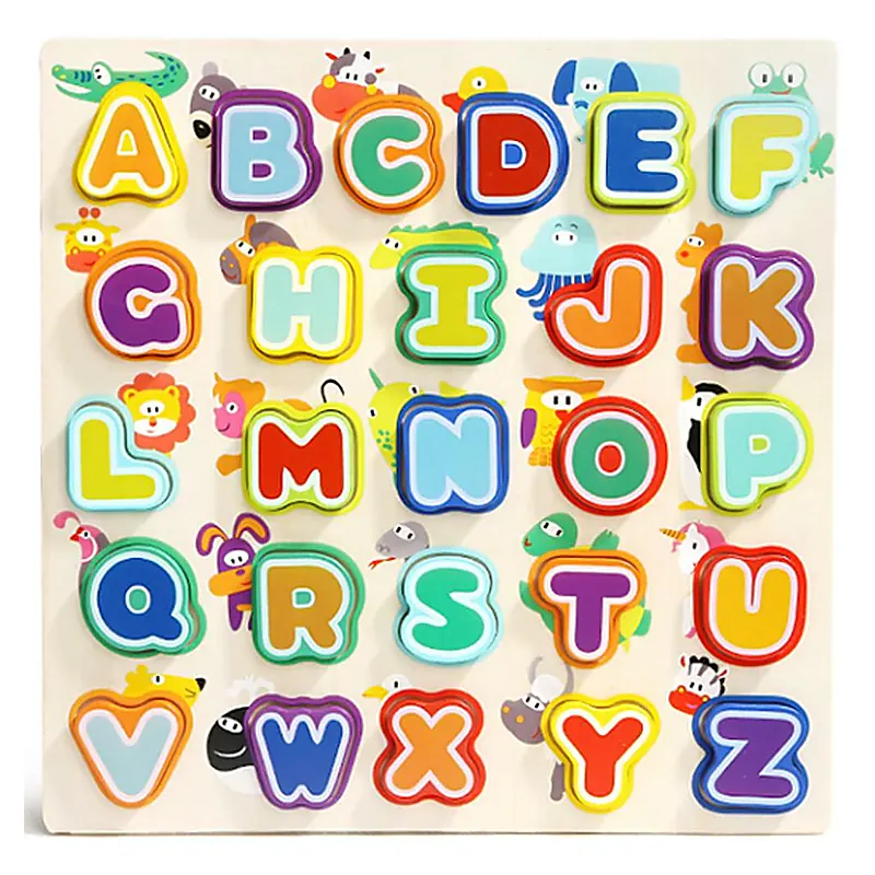 Puzzle din lemn - Litere si animalute Topbright 6 ani [3]