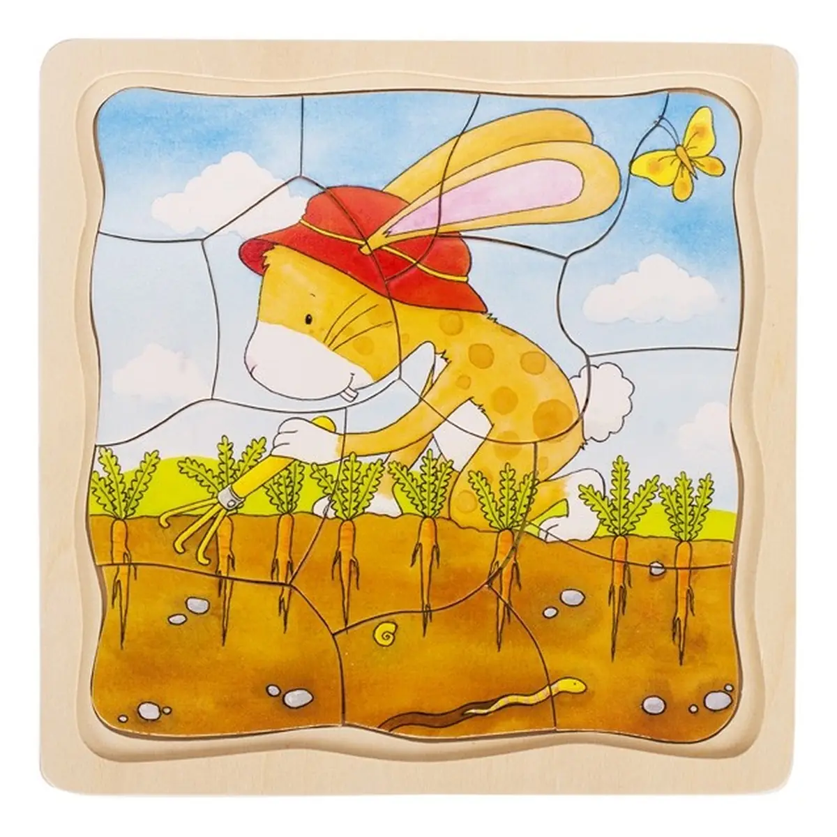 Puzzle stratificat Gradina iepurasilor Goki [4]
