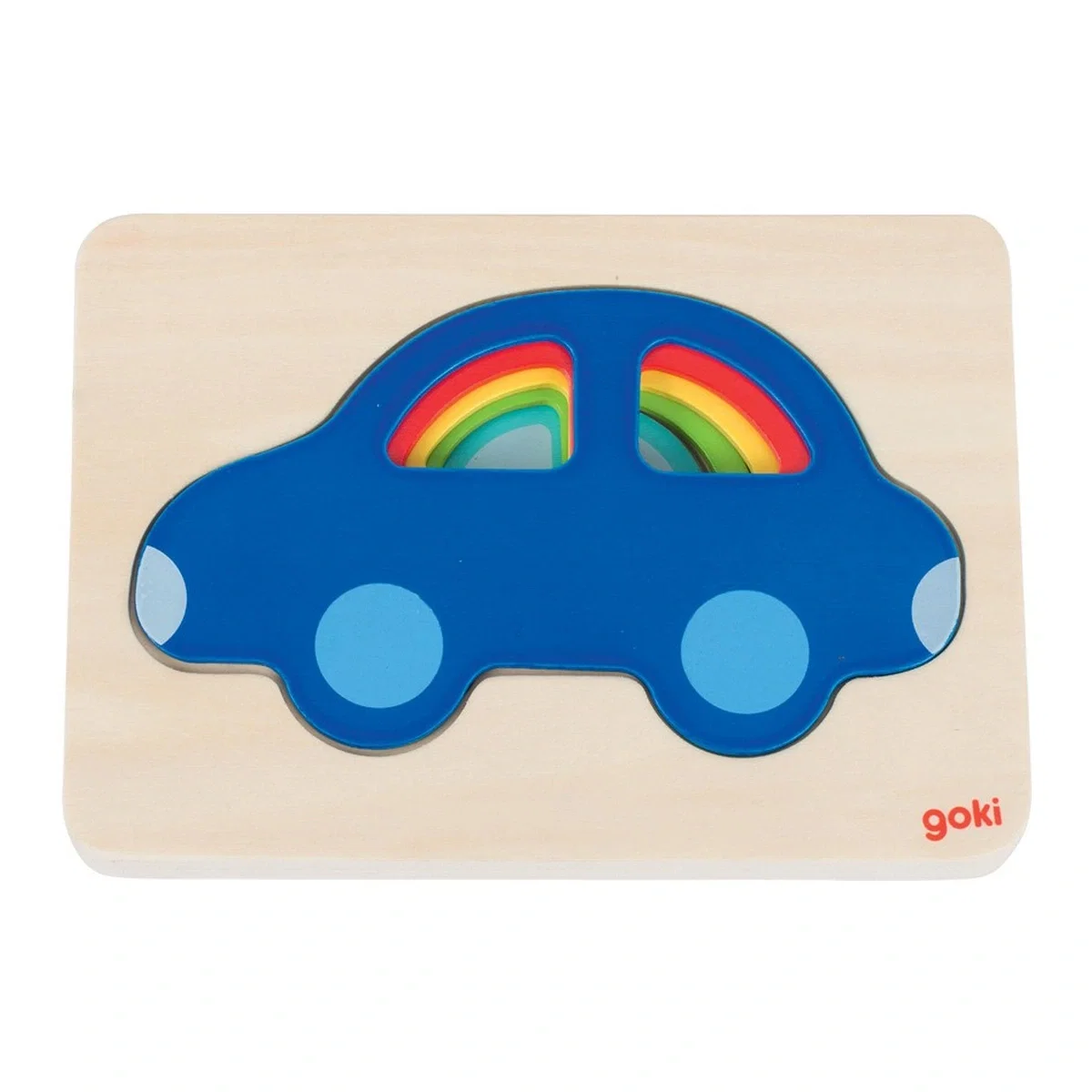 Puzzle stratificat Masinute colorate Goki [3]