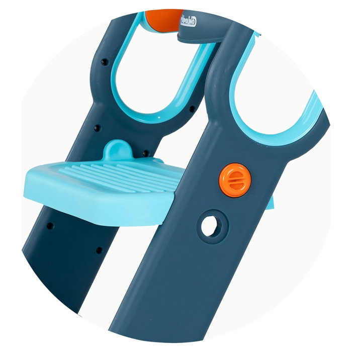 Reductor toaleta cu scara Chipolino Flippy, Blue 18 luni + [2]