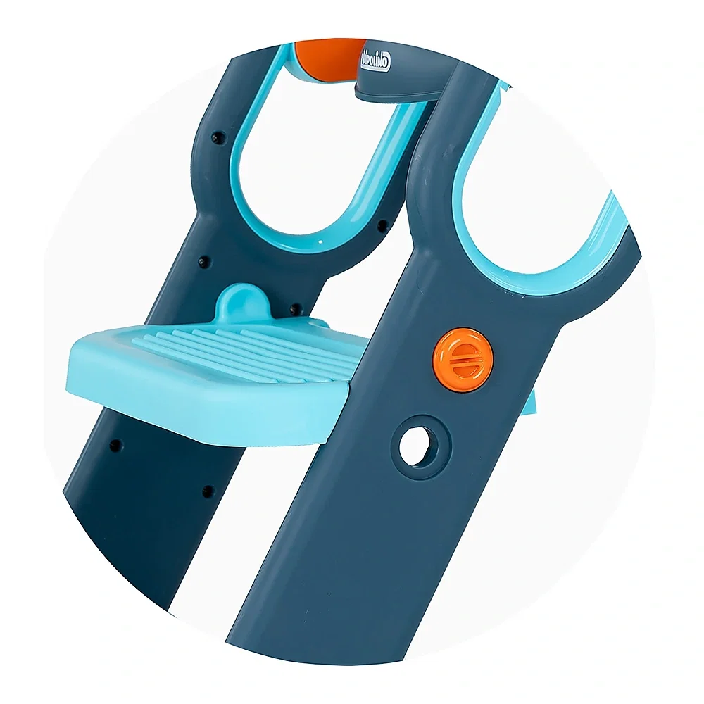 Reductor toaleta cu scara Chipolino Flippy, Blue 18 luni + [2]