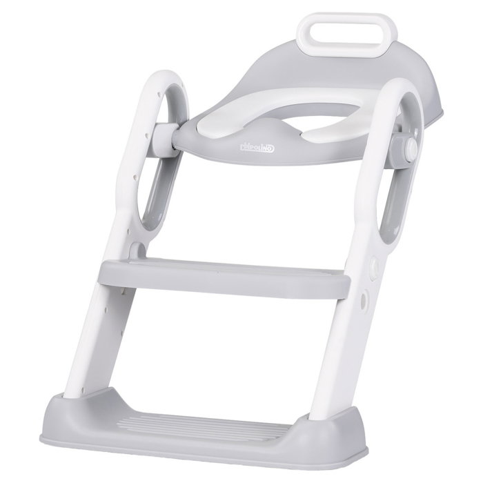 Reductor toaleta cu scara Chipolino Flippy, Grey 18 luni + [1]