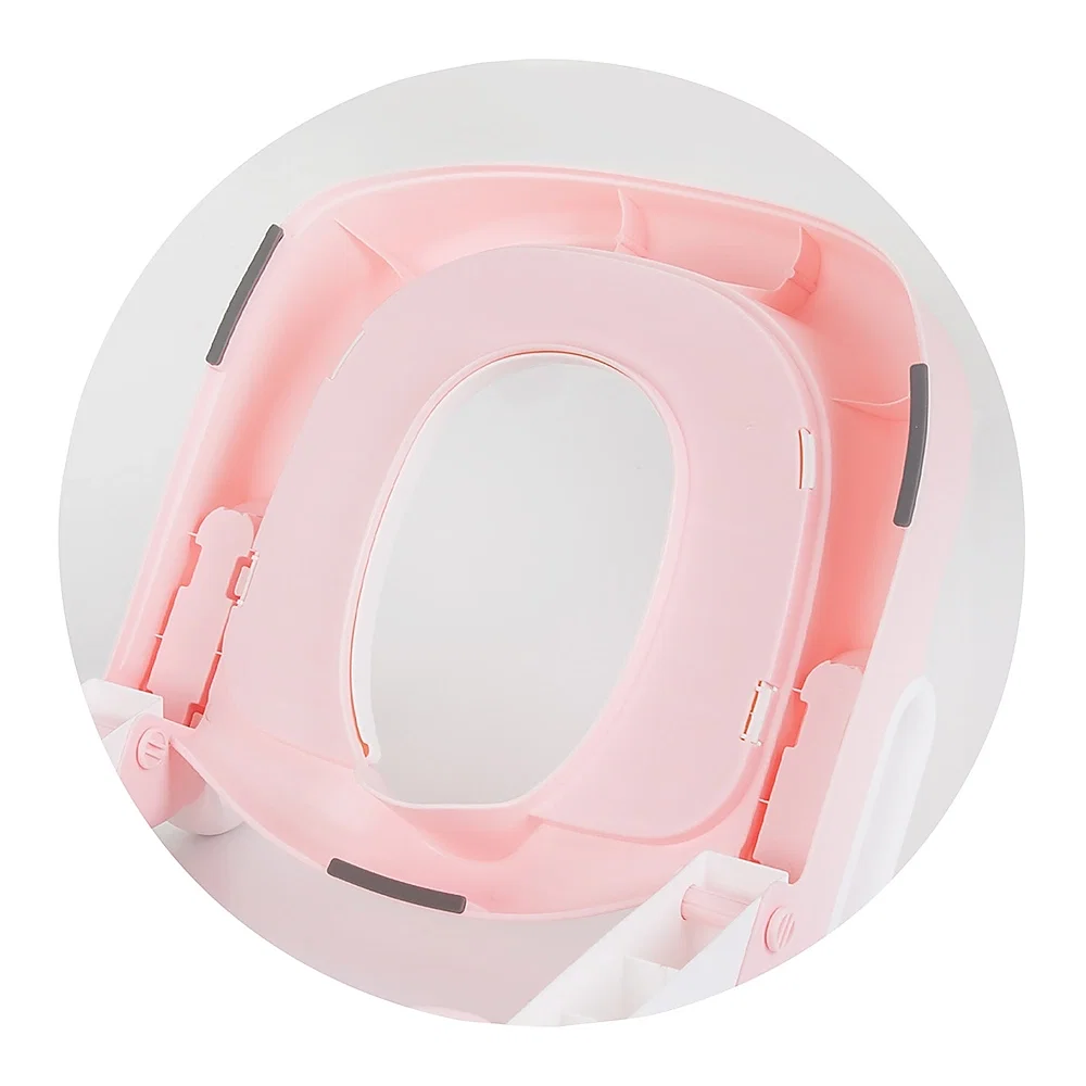 Reductor toaleta cu scara Chipolino Skippy, Pink 18 luni + [2]