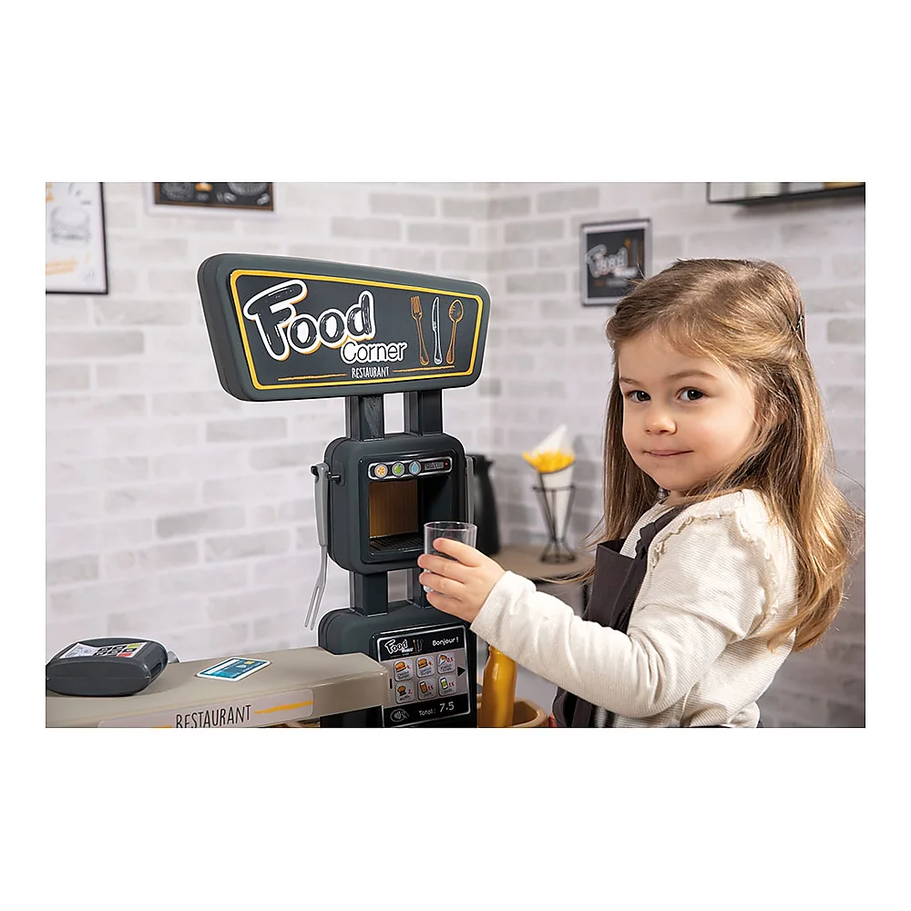 Restaurant Smoby Food Corner negru 3 ani + [24]