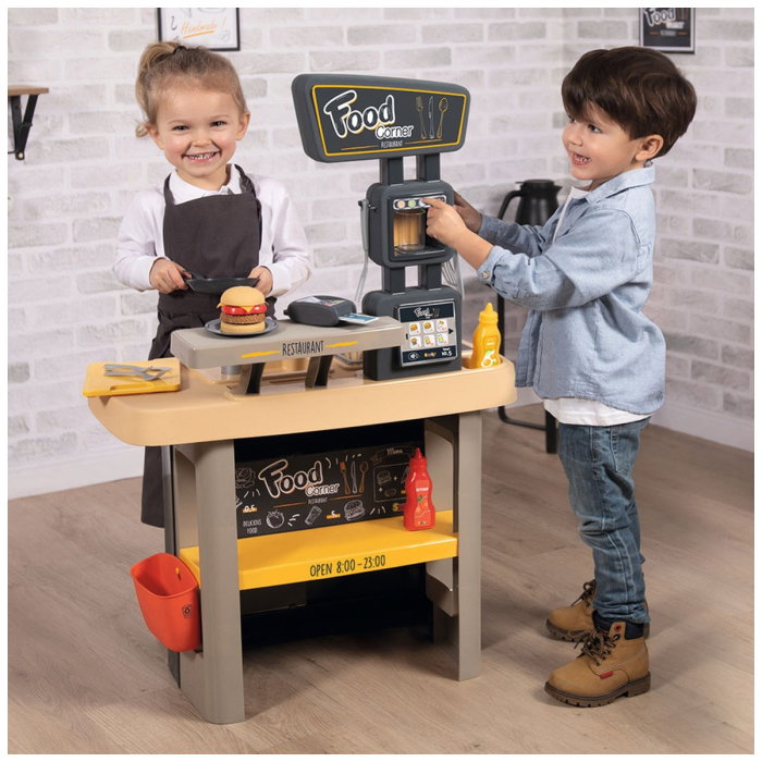 Restaurant Smoby Food Corner negru 3 ani + [10]