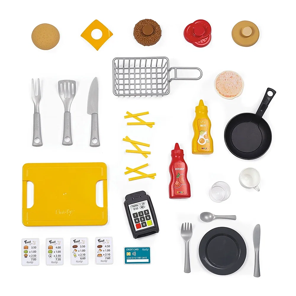 Restaurant Smoby Food Corner negru 3 ani + [4]