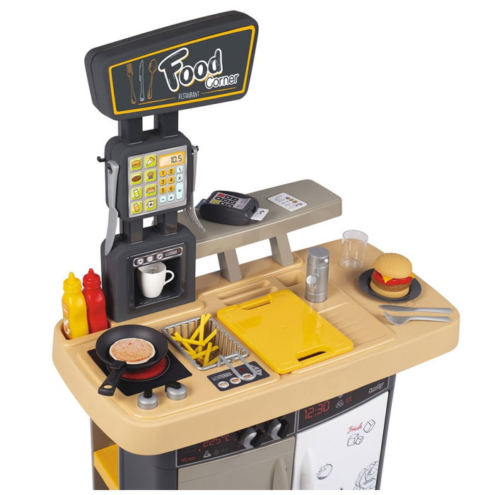 Restaurant Smoby Food Corner negru 3 ani + [5]