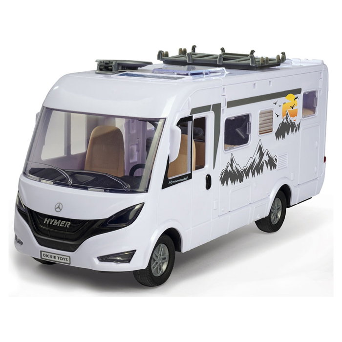 Rulota Dickie Toys Camper Hymer Camping Van Class B cu figurina si accesorii 3 ani + [3]