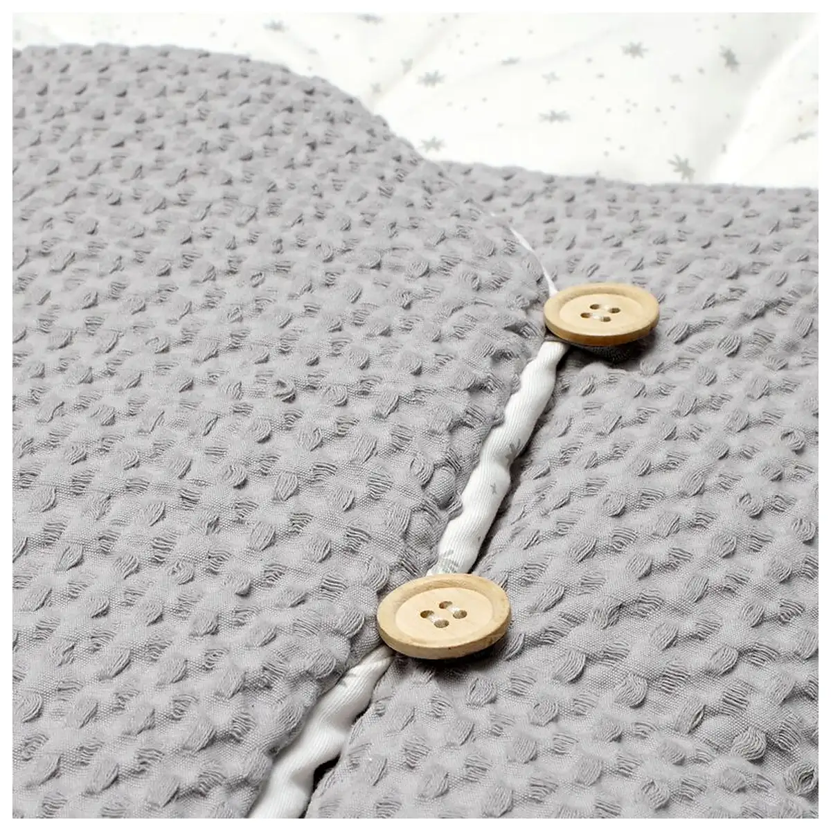 Sac de iarna cu gluga, Jane, Mims Plus, Pentru carucior si scoica auto, 88 x 43 cm, Inchidere cu nasturi si fermoar, [5]