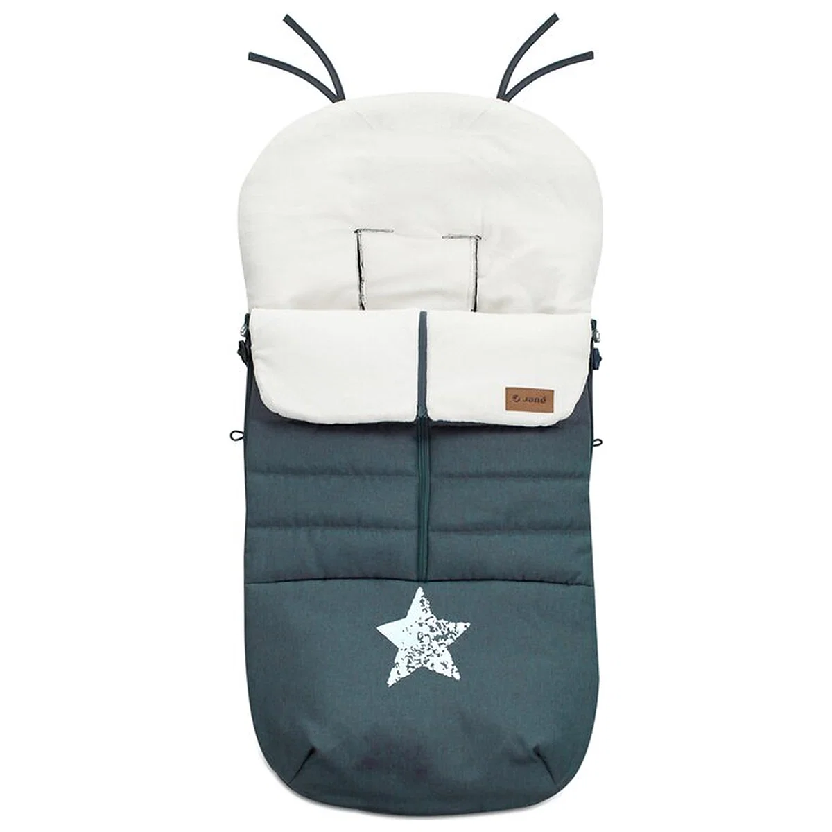 Sac de iarna, Jane, Nest, Pentru carucior, Universal, 95 x 46 cm, Material interior din fleece, Seal [1]