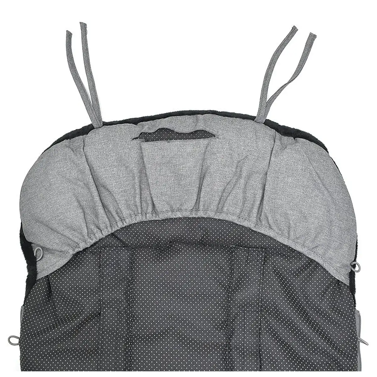 Sac de iarna, Jane, Nest, Pentru carucior, Universal, 95 x 46 cm, Material interior din fleece, Shadow [4]