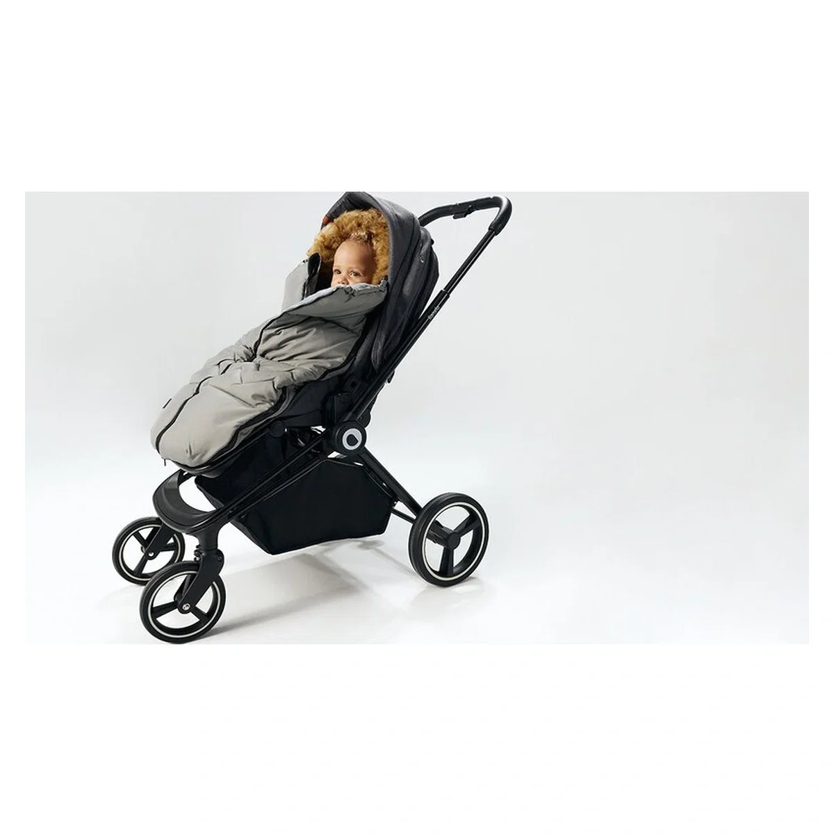 Sac de iarna pentru carucior Frode, 90x45 cm, Impermeabil, Universal, Negru Lionelo [19]