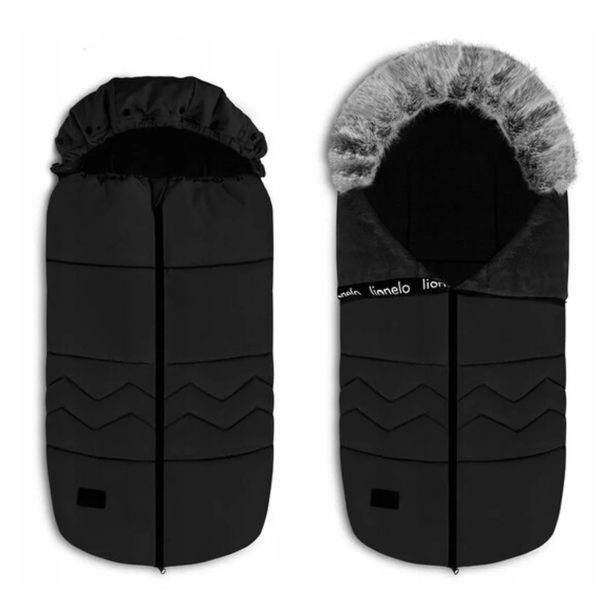 Sac de iarna pentru carucior Frode, 90x45 cm, Impermeabil, Universal, Negru Lionelo [3]