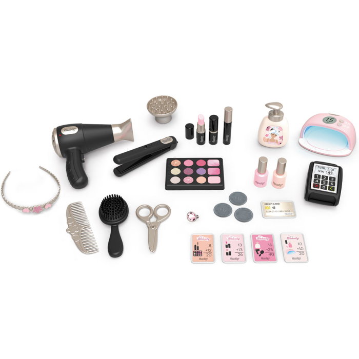 Salon de infrumusetare Smoby My Beauty Center roz cu 26 accesorii 3 ani + [4]