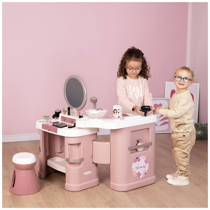 Salon de infrumusetare Smoby My Beauty Center roz cu 26 accesorii 3 ani + [4]