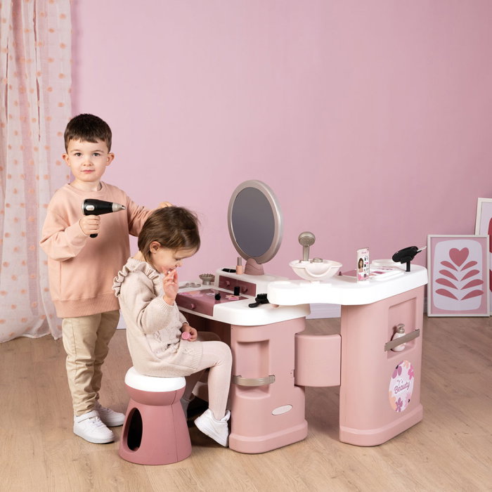 Salon de infrumusetare Smoby My Beauty Center roz cu 26 accesorii 3 ani + [3]