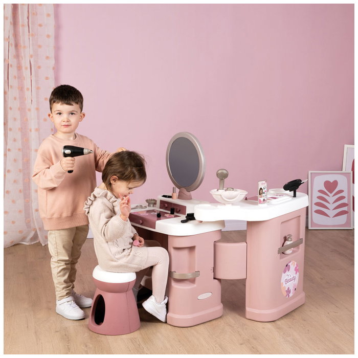 Salon de infrumusetare Smoby My Beauty Center roz cu 26 accesorii 3 ani + [5]