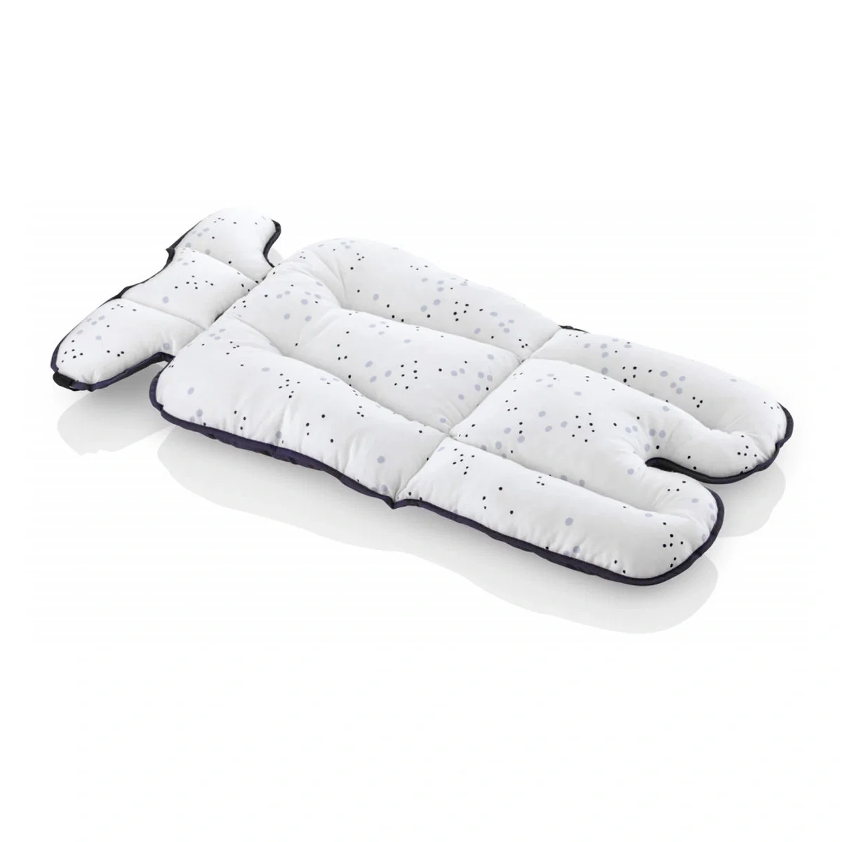 Saltea cu doua fete pentru carucior si scaun de masa Dots BabyJem 0 luni + [1]