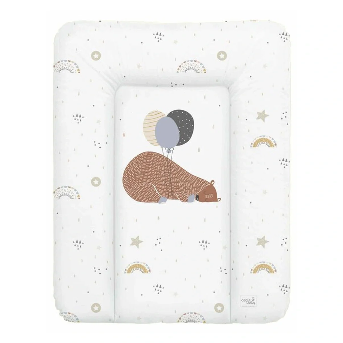 Saltea de infasat, Ceba Baby, Moale, Fara ftalati, 70 x 50 cm, Bear 12 luni [1]