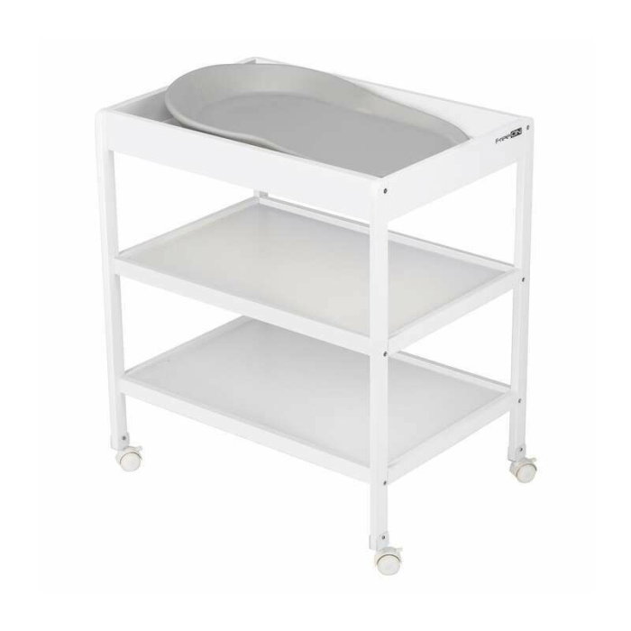 Saltea de infasat, FreeON, Prestige, Moale, Utilizabila si fara husa, Design ergonomic, Spuma PU, 70x44.5x11 cm, Fara BPA, 0 luni+, Grey [3]