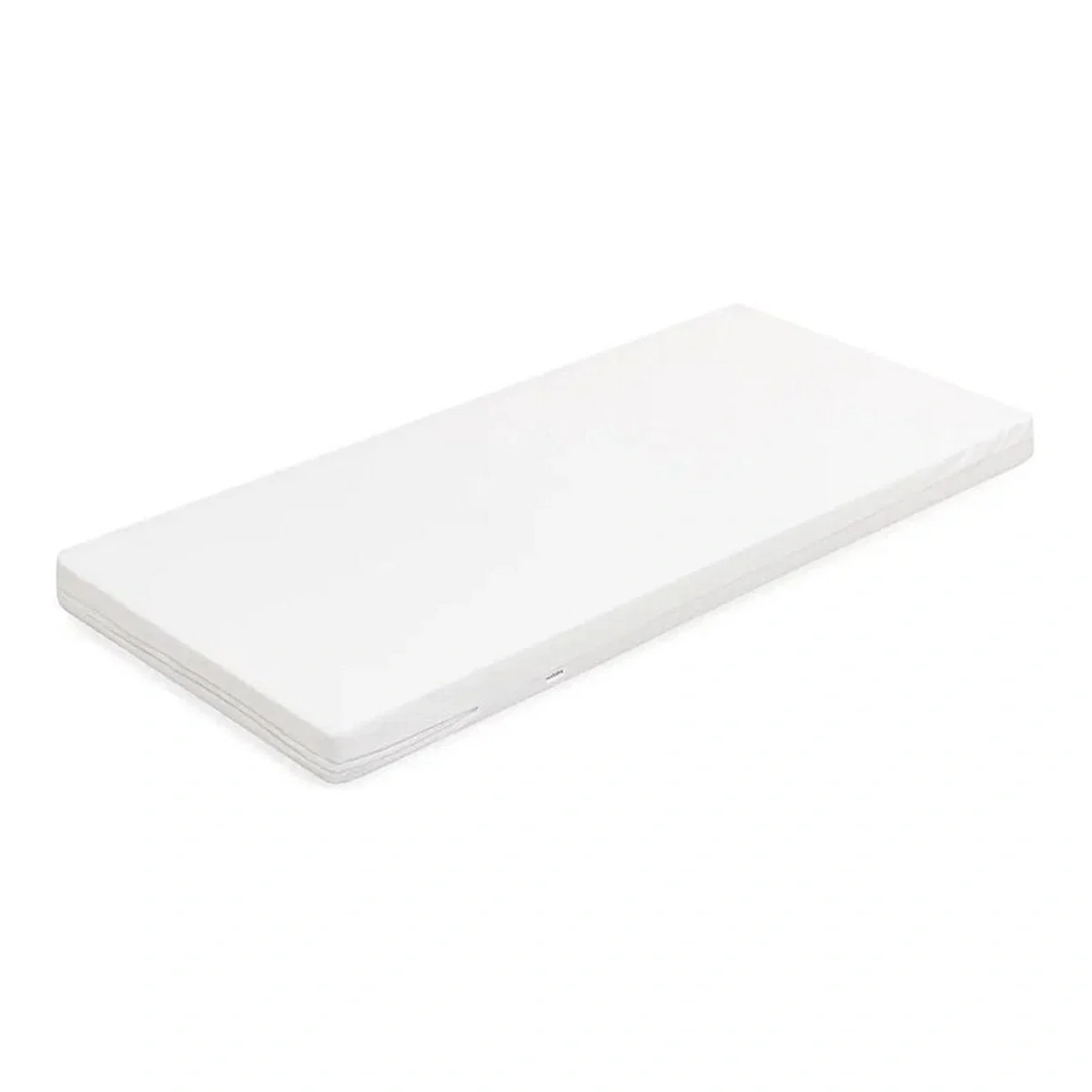 Saltea patut bebe, New Baby, 90x40x5 cm, Din spuma poliuretanica, Cu husa detasabila, Din bumbac, Alb [1]