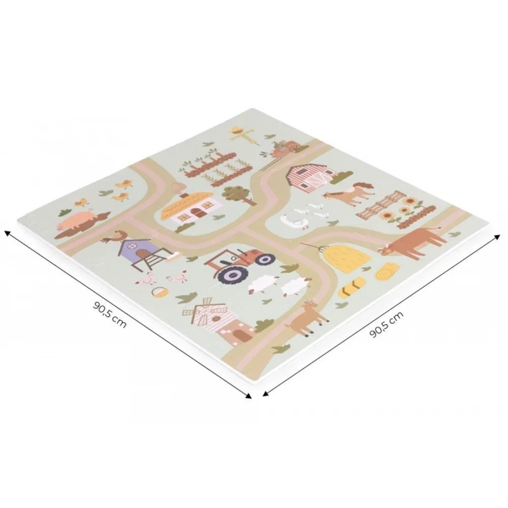 Salteluta de joaca 90.5 x 90.5 x 1 cm - Ferma Ecotoys 3 ani+ [8]