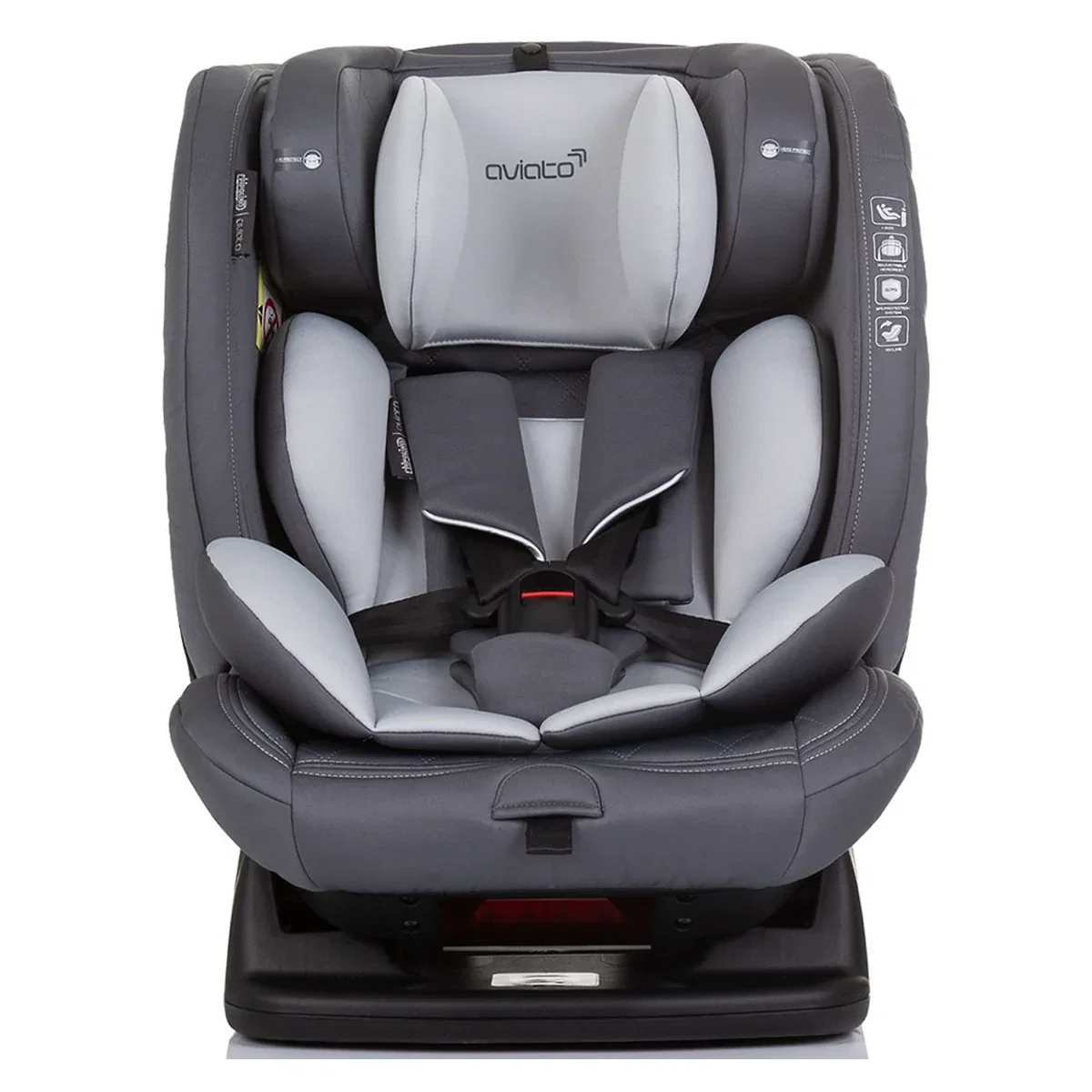 Scaun auto Chipolino Aviato I-Size 40-150 cm, Ash grey 12 ani [2]
