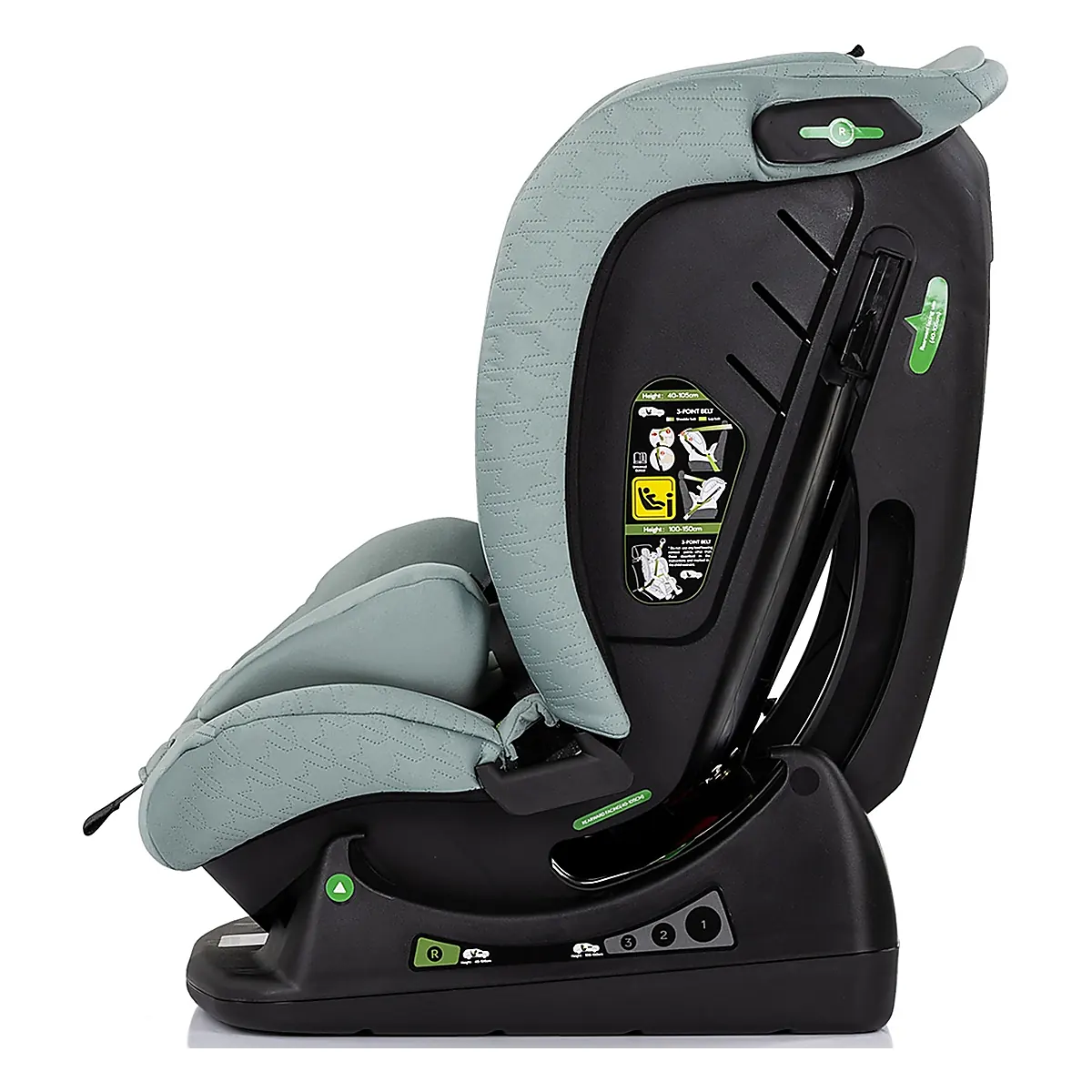 Scaun auto Chipolino Aviato I-Size 40-150 cm, Basil 12 ani [4]
