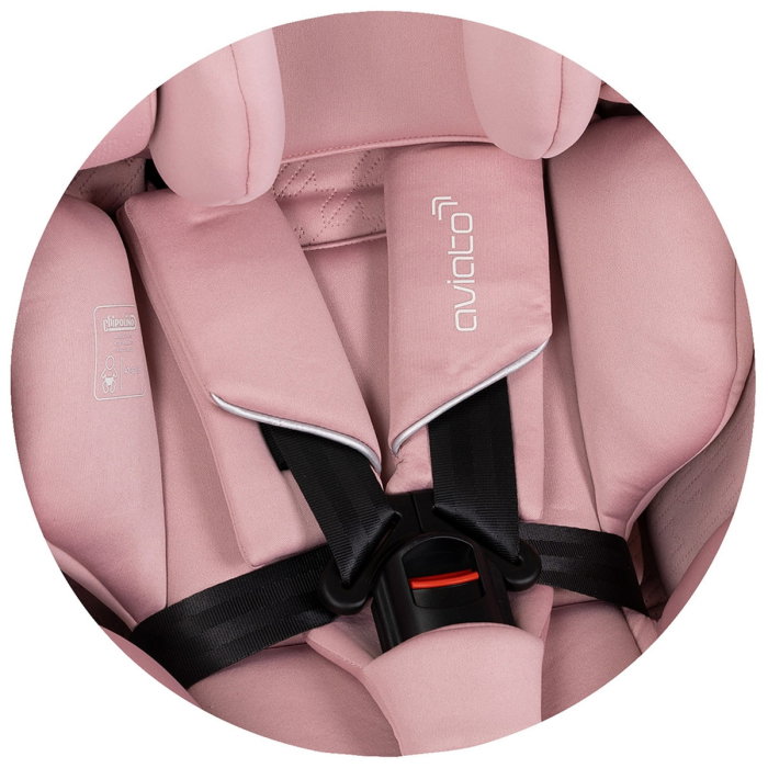 Scaun auto Chipolino Aviato I-Size 40-150 cm, Pink marshmallow 12 ani [10]