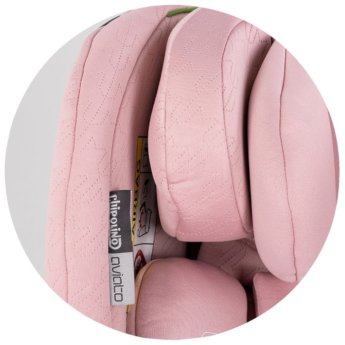 Scaun auto Chipolino Aviato I-Size 40-150 cm, Pink marshmallow 12 ani [7]