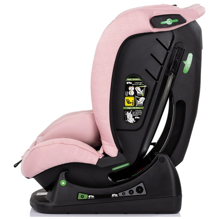 Scaun auto Chipolino Aviato I-Size 40-150 cm, Pink marshmallow 12 ani [4]