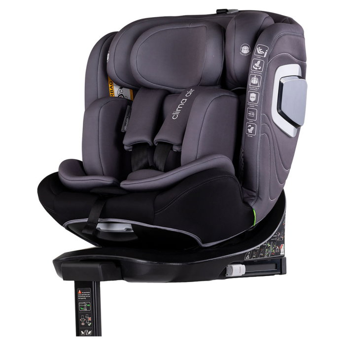 Scaun auto Chipolino Clima Air I-Size 40-150 cm cu sistem Isofix si sezut rotativ anthracite [1]