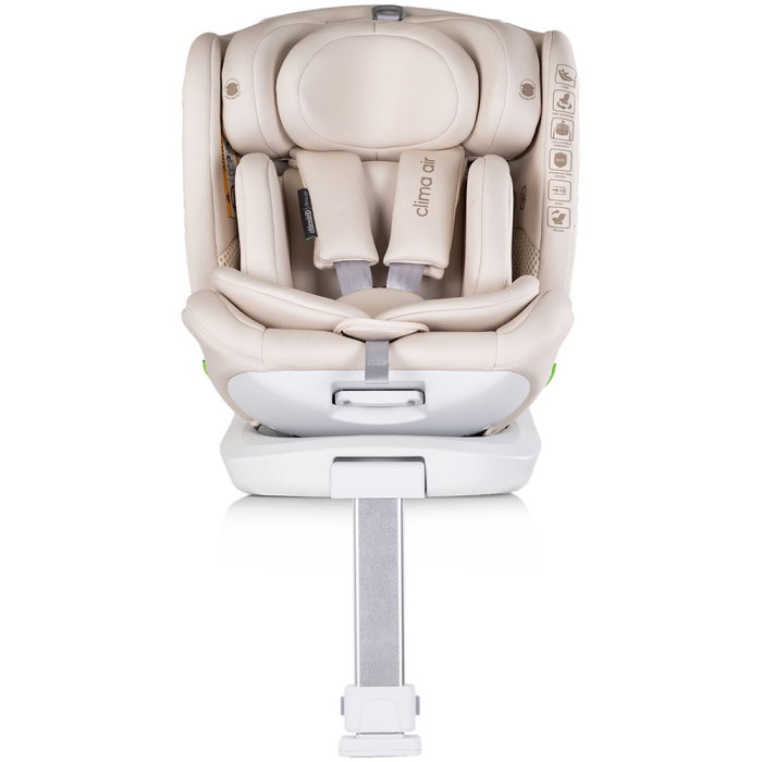 Scaun auto Chipolino Clima Air I-Size 40-150 cm cu sistem Isofix si sezut rotativ biscotta [3]