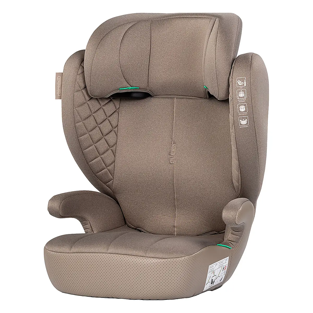 Scaun auto Chipolino Cyber I-Size 100-150 cm, Latte 12 ani [1]