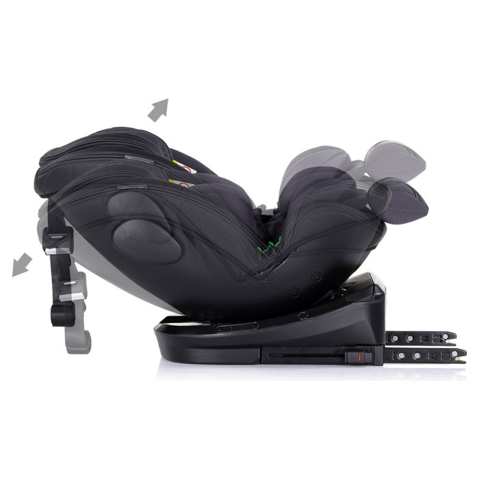 Scaun auto Chipolino Hypnotic I-Size 40-150 cm cu sistem Isofix si sezut rotativ anthracite 12 ani [9]