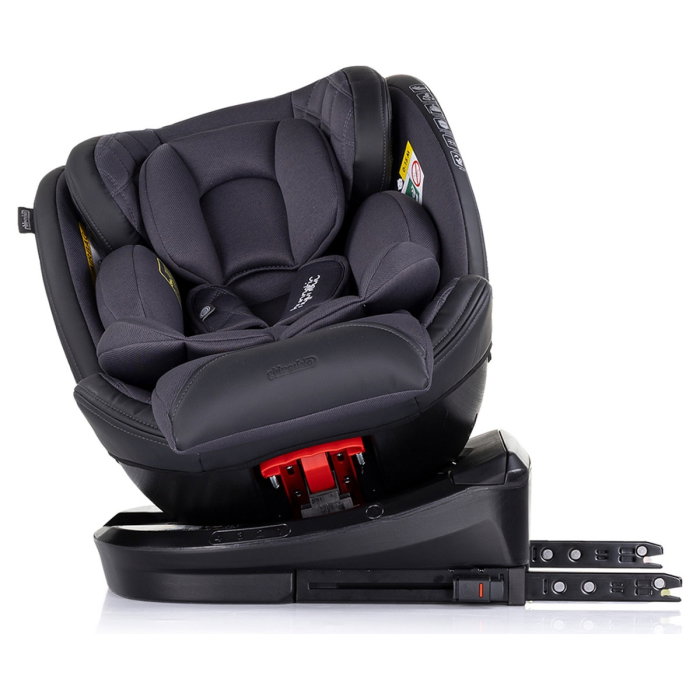 Scaun auto Chipolino Hypnotic I-Size 40-150 cm cu sistem Isofix si sezut rotativ anthracite 12 ani [6]