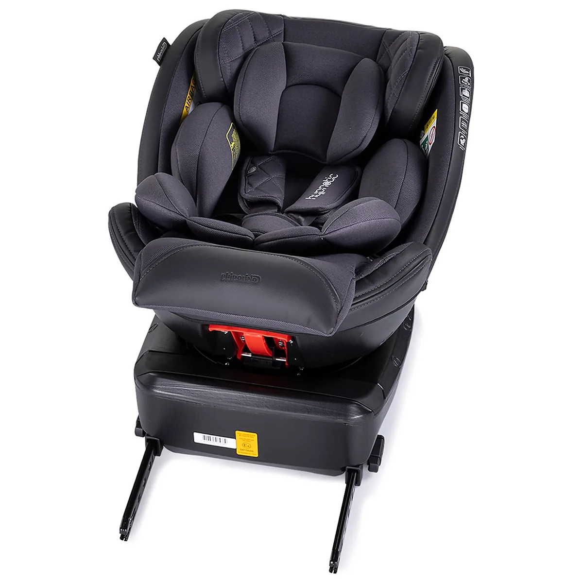 Scaun auto Chipolino Hypnotic I-Size 40-150 cm cu sistem Isofix si sezut rotativ anthracite 12 ani [10]