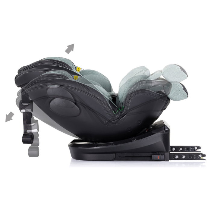 Scaun auto Chipolino Hypnotic I-Size 40-150 cm cu sistem Isofix si sezut rotativ basil 12 ani [9]