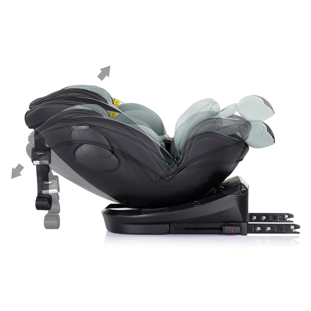 Scaun auto Chipolino Hypnotic I-Size 40-150 cm cu sistem Isofix si sezut rotativ basil 12 ani [9]