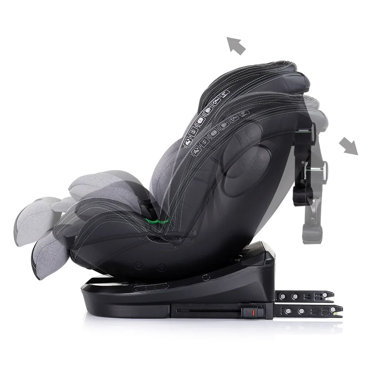 Scaun auto Chipolino Hypnotic I-Size 40-150 cm cu sistem Isofix si sezut rotativ cloud 12 ani [5]