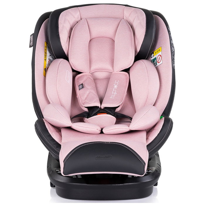 Scaun auto Chipolino Hypnotic I-Size 40-150 cm cu sistem Isofix si sezut rotativ pink marshmallow 12 ani [2]