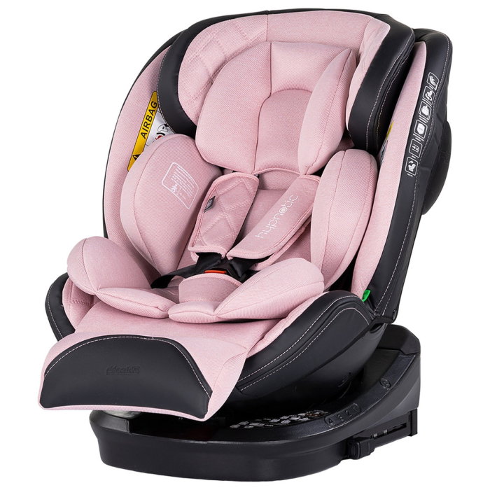 Scaun auto Chipolino Hypnotic I-Size 40-150 cm cu sistem Isofix si sezut rotativ pink marshmallow 12 ani [1]