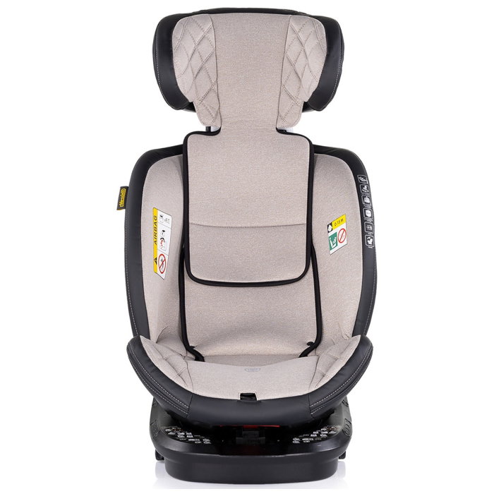 Scaun auto Chipolino Hypnotic I-Size 40-150 cm cu sistem Isofix si sezut rotativ tiramisu 12 ani [3]
