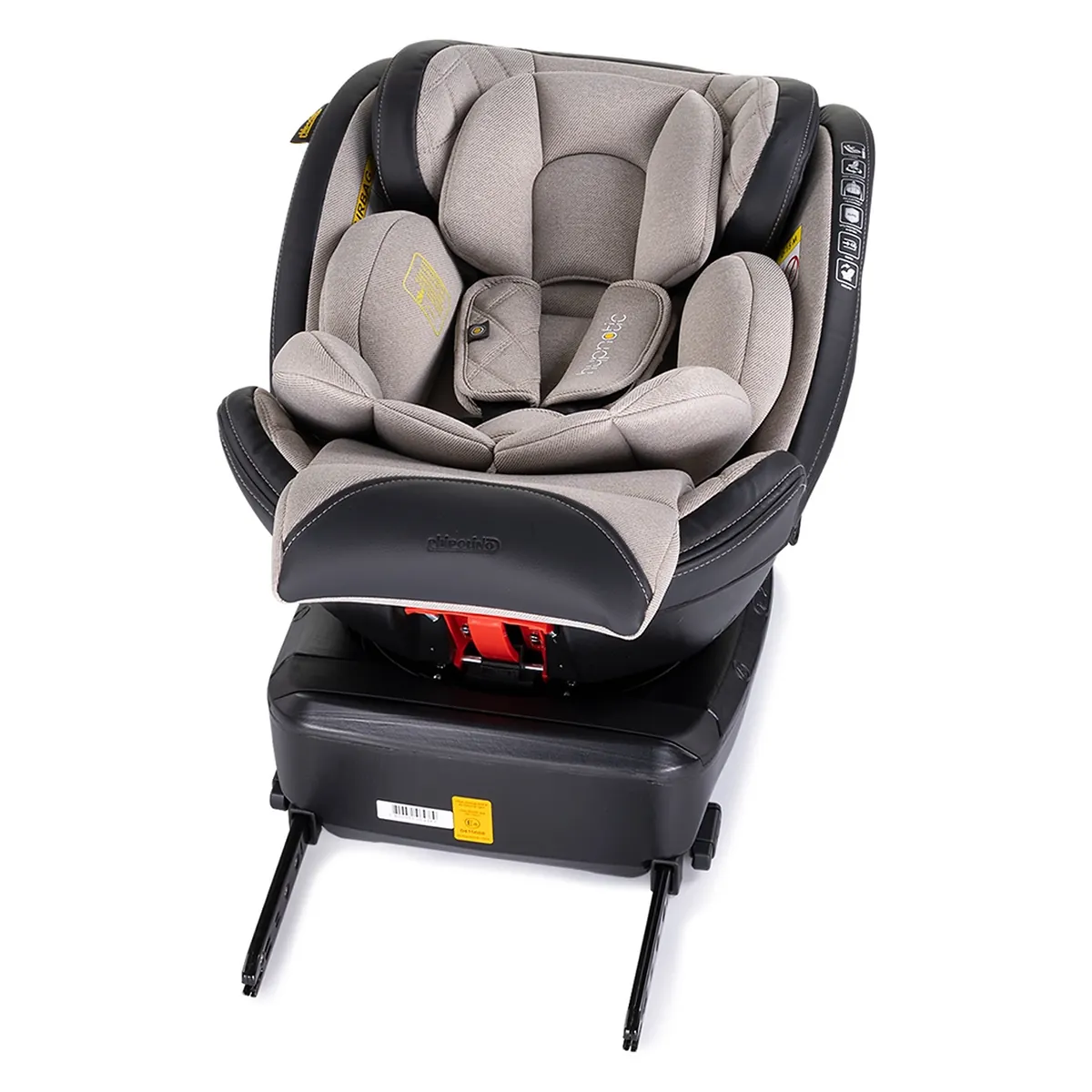 Scaun auto Chipolino Hypnotic I-Size 40-150 cm cu sistem Isofix si sezut rotativ tiramisu 12 ani [10]