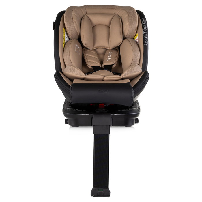 Scaun auto Chipolino Hypnotic Plus I-Size, 40-150 cm, cu sistem Isofix si sezut rotativ, Latte [3]